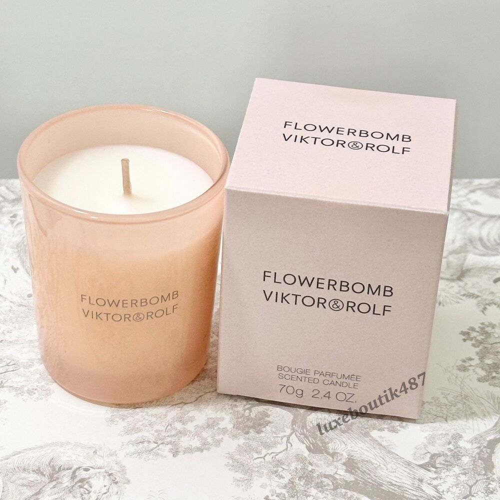 Viktor & Rolf Flowerbomb 2.4 oz / 70 g Scented Candle New Boxed /SMALL